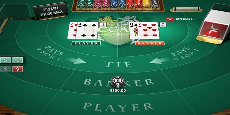 Người chơi vào casino để tham gia đánh bài Baccarat Thabet