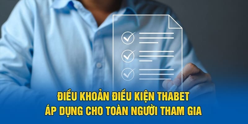 Điều khoản điều kiện Thabet bao gồm các nội quy giải trí